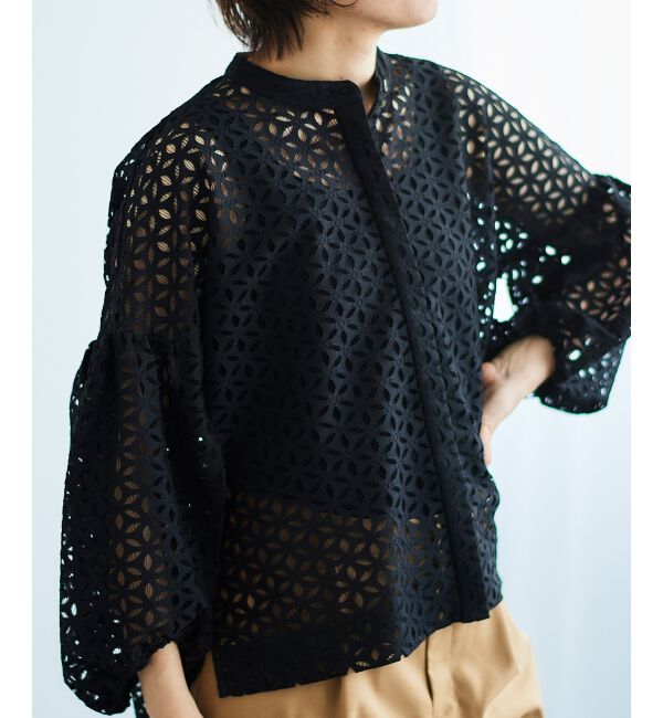 le.coeur blanc「《手洗い可能》TORRAZZO DONNA 別注レースブラウス」|シャツ・ブラウス|