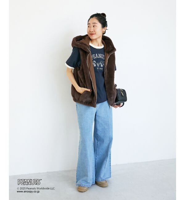  「【PEANUTS】リンガーTシャツ」|Tシャツ・カットソー|
