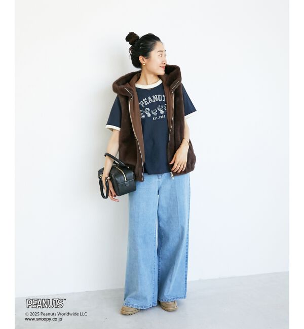  「【PEANUTS】リンガーTシャツ」|Tシャツ・カットソー|