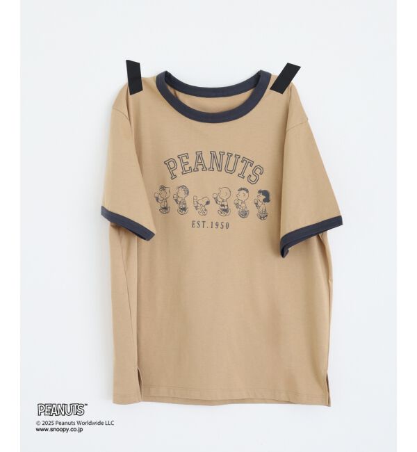  「【PEANUTS】リンガーTシャツ」|Tシャツ・カットソー|
