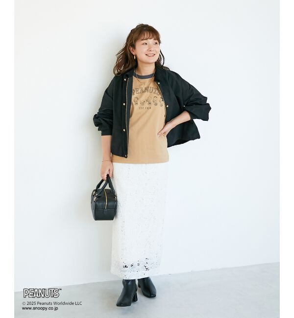  「【PEANUTS】リンガーTシャツ」|Tシャツ・カットソー|