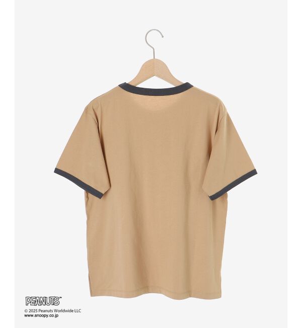  「【PEANUTS】リンガーTシャツ」|Tシャツ・カットソー|