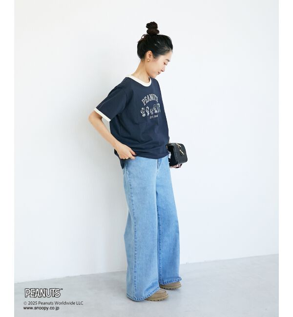  「【PEANUTS】リンガーTシャツ」|Tシャツ・カットソー|