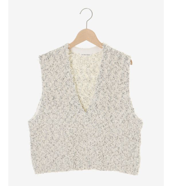  「リボンチュール&times;スラブVベスト」|ベスト・ジレ|