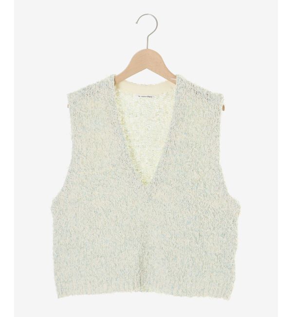  「リボンチュール&times;スラブVベスト」|ベスト・ジレ|