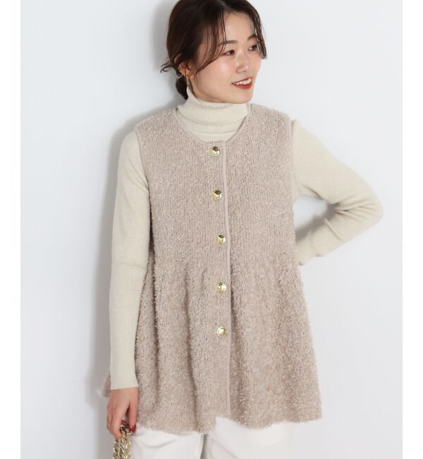  「TORRAZZO DONNA別注バタフライヤーンベスト」|ベスト・ジレ|