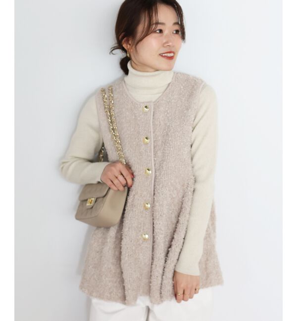  「TORRAZZO DONNA別注バタフライヤーンベスト」|ベスト・ジレ|