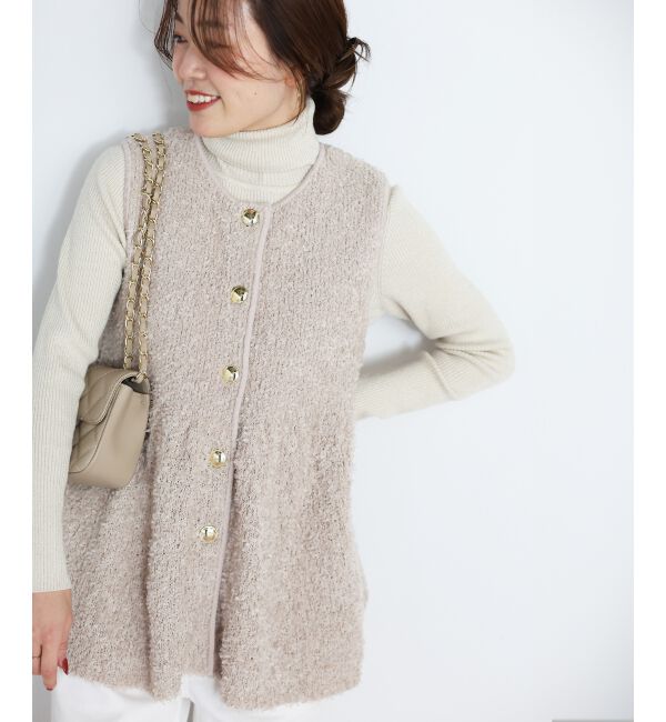  「TORRAZZO DONNA別注バタフライヤーンベスト」|ベスト・ジレ|