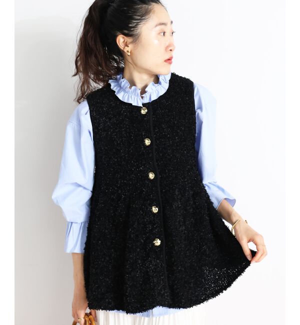  「TORRAZZO DONNA別注バタフライヤーンベスト」|ベスト・ジレ|