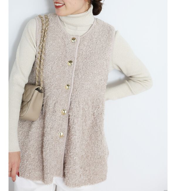  「TORRAZZO DONNA別注バタフライヤーンベスト」|ベスト・ジレ|