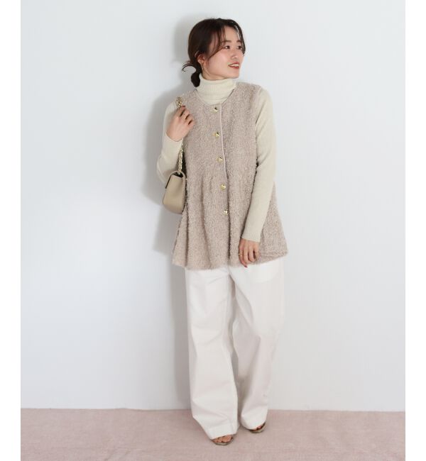  「TORRAZZO DONNA別注バタフライヤーンベスト」|ベスト・ジレ|