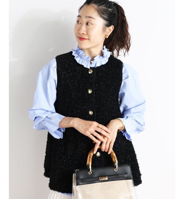  「TORRAZZO DONNA別注バタフライヤーンベスト」|ベスト・ジレ|