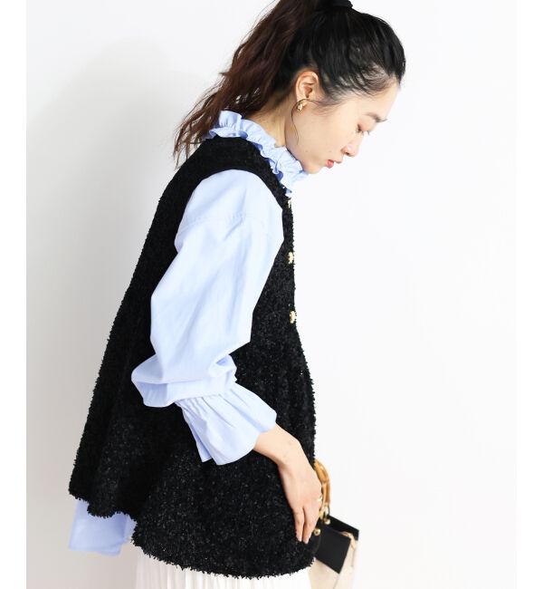  「TORRAZZO DONNA別注バタフライヤーンベスト」|ベスト・ジレ|