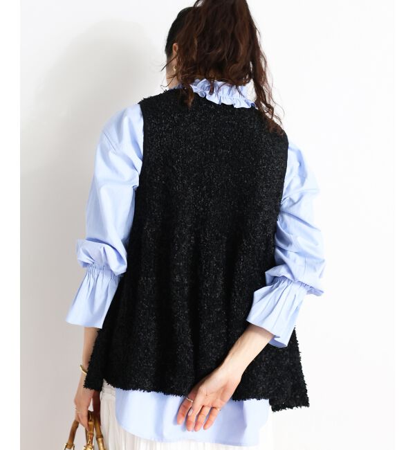  「TORRAZZO DONNA別注バタフライヤーンベスト」|ベスト・ジレ|