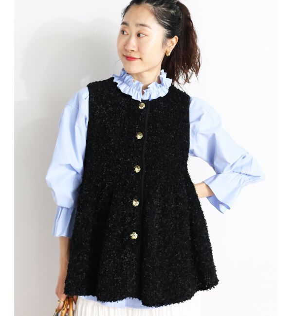  「TORRAZZO DONNA別注バタフライヤーンベスト」|ベスト・ジレ|