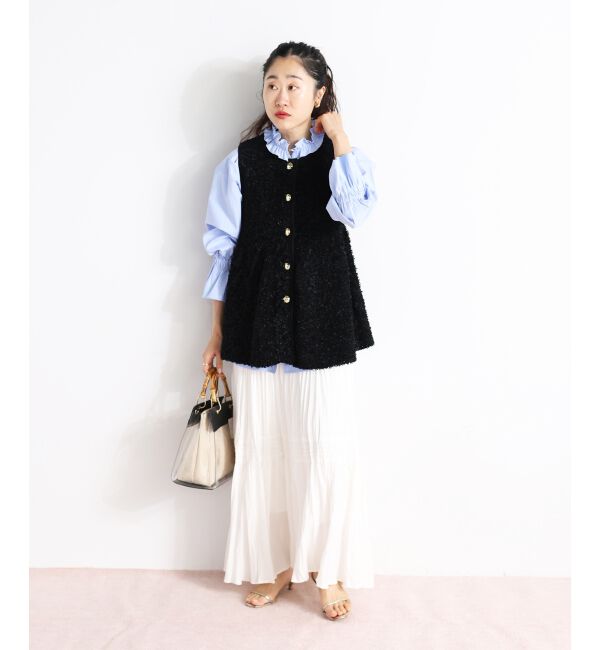  「TORRAZZO DONNA別注バタフライヤーンベスト」|ベスト・ジレ|