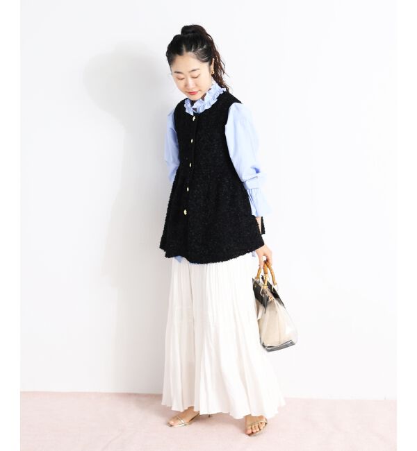  「TORRAZZO DONNA別注バタフライヤーンベスト」|ベスト・ジレ|