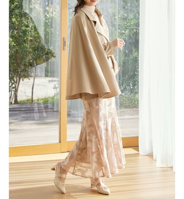 MAJESTICLEGON「2wayケープデザイントレンチ」|トレンチコート|