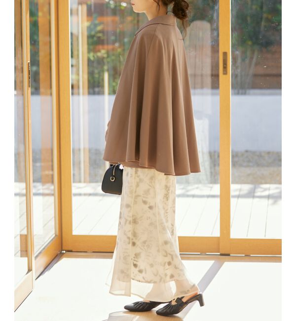 MAJESTICLEGON「2wayケープデザイントレンチ」|トレンチコート|