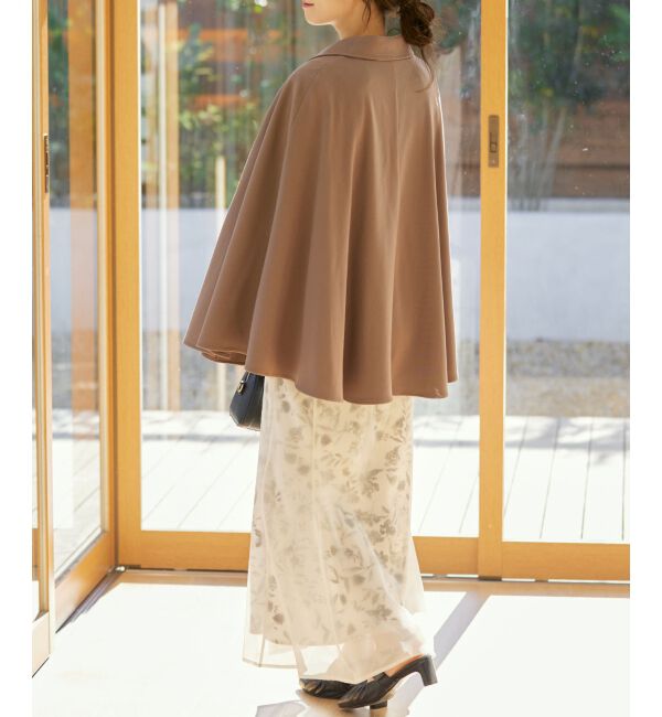 MAJESTICLEGON「2wayケープデザイントレンチ」|トレンチコート|