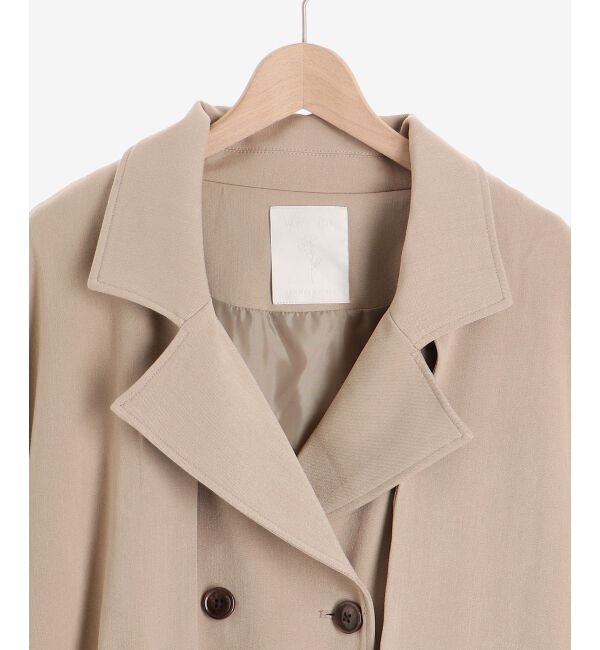 MAJESTICLEGON「2wayケープデザイントレンチ」|トレンチコート|