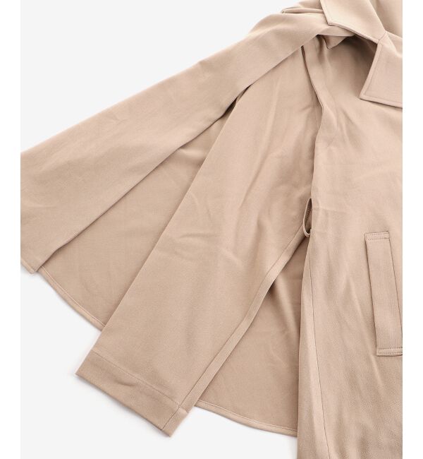 MAJESTICLEGON「2wayケープデザイントレンチ」|トレンチコート|