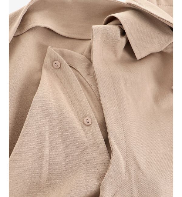 MAJESTICLEGON「2wayケープデザイントレンチ」|トレンチコート|