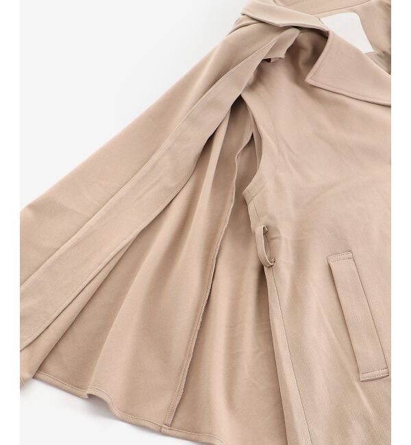 MAJESTICLEGON「2wayケープデザイントレンチ」|トレンチコート|