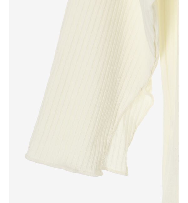 MAJESTICLEGON「クロスストラップリブトップス」|Tシャツ・カットソー|