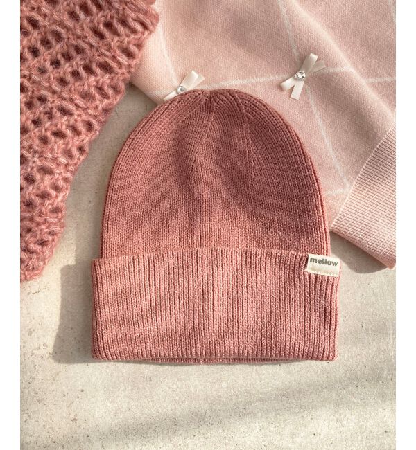 MAJESTICLEGON「カラーニットキャップ」|キャップ・キャスケット|ピンク