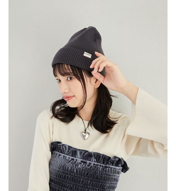 MAJESTICLEGON「カラーニットキャップ」|キャップ・キャスケット|Ｃ／グレー