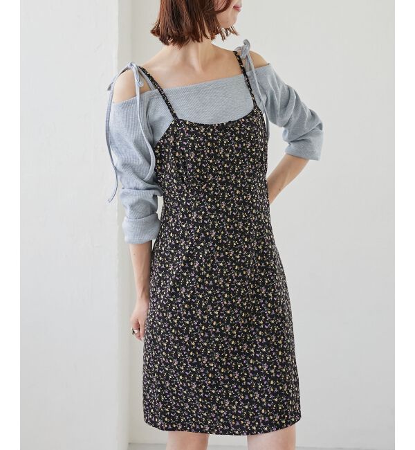 MAJESTICLEGON「フロントリボンミニキャミワンピース」|ワンピース|