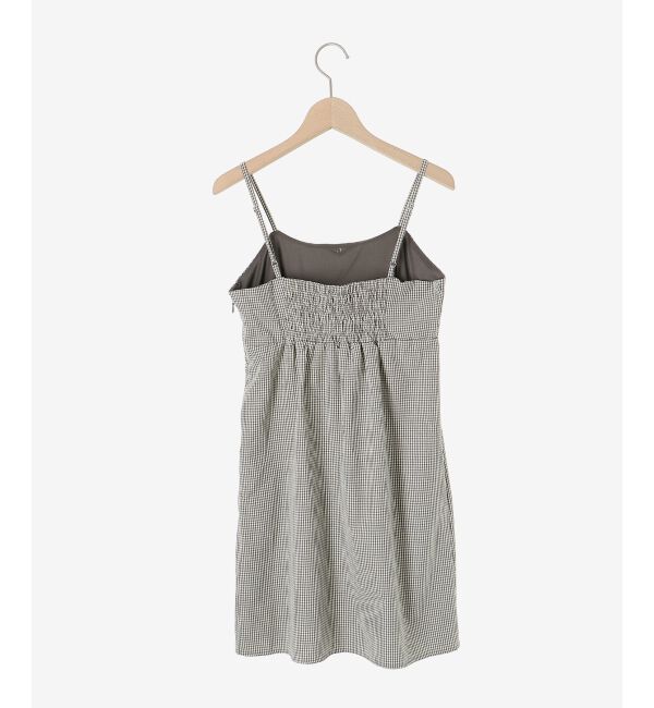 MAJESTICLEGON「フロントリボンミニキャミワンピース」|ワンピース|