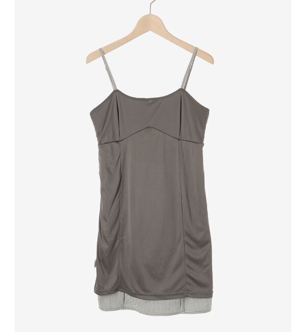 MAJESTICLEGON「フロントリボンミニキャミワンピース」|ワンピース|