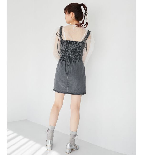 MAJESTICLEGON「シアーパワショルトップス」|シャツ・ブラウス|