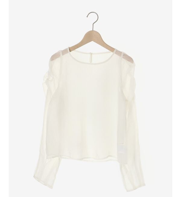 MAJESTICLEGON「シアーパワショルトップス」|シャツ・ブラウス|