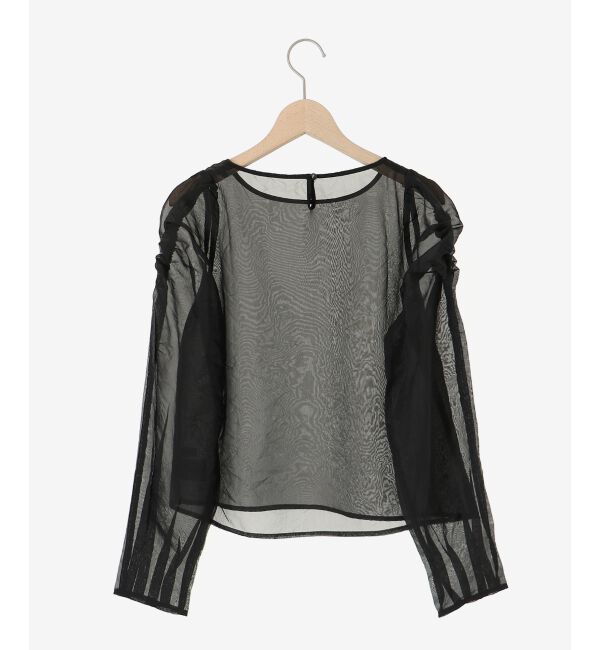 MAJESTICLEGON「シアーパワショルトップス」|シャツ・ブラウス|