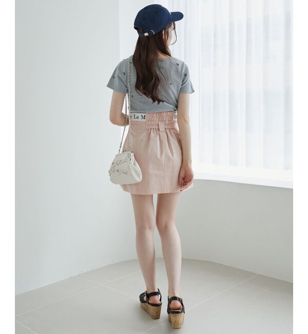 MAJESTICLEGON「ウエストロゴカーゴミニスカパン」|スカート|