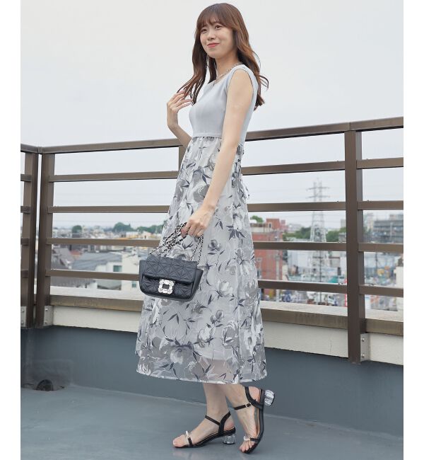 MAJESTICLEGON「レースアップノースリドッキングワンピ」|ワンピース|