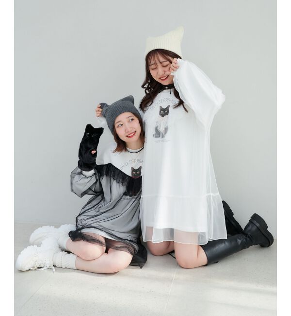 MAJESTICLEGON「スクエアニットキャップ」|ニット帽|