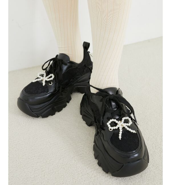 MAJESTICLEGON「2WAYデコリボンスニーカー」|スニーカー|