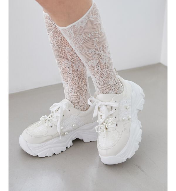 MAJESTICLEGON「2WAYデコリボンスニーカー」|スニーカー|