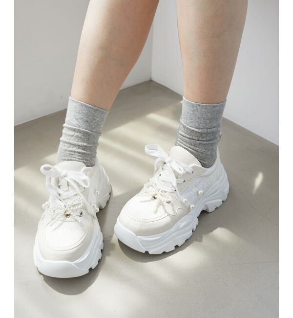 MAJESTICLEGON「2WAYデコリボンスニーカー」|スニーカー|