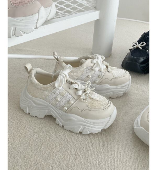 MAJESTICLEGON「2WAYデコリボンスニーカー」|スニーカー|