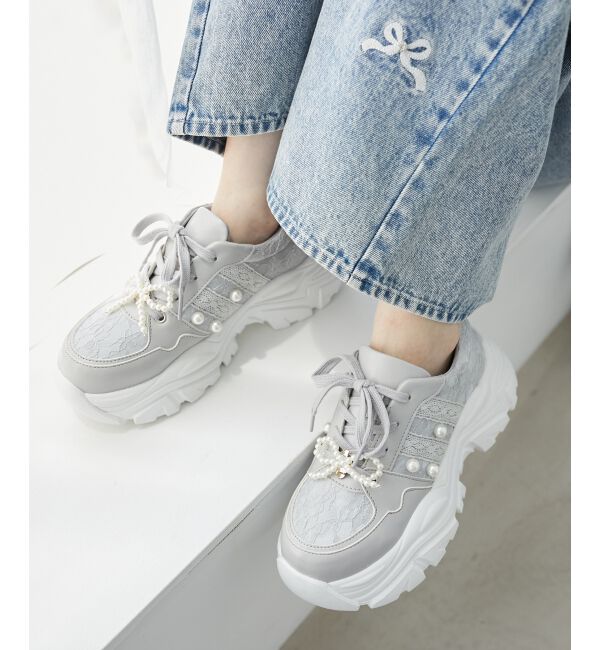 MAJESTICLEGON「2WAYデコリボンスニーカー」|スニーカー|