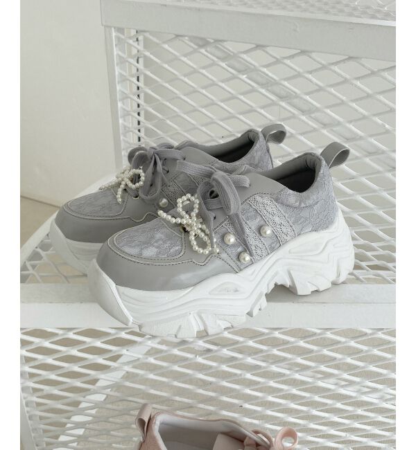 MAJESTICLEGON「2WAYデコリボンスニーカー」|スニーカー|