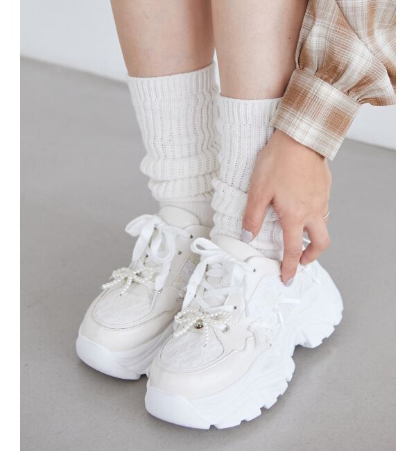 MAJESTICLEGON「2WAYデコリボンスニーカー」|スニーカー|