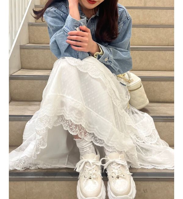 MAJESTICLEGON「2WAYデコリボンスニーカー」|スニーカー|