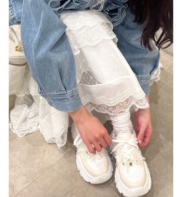 MAJESTICLEGON「2WAYデコリボンスニーカー」|スニーカー|