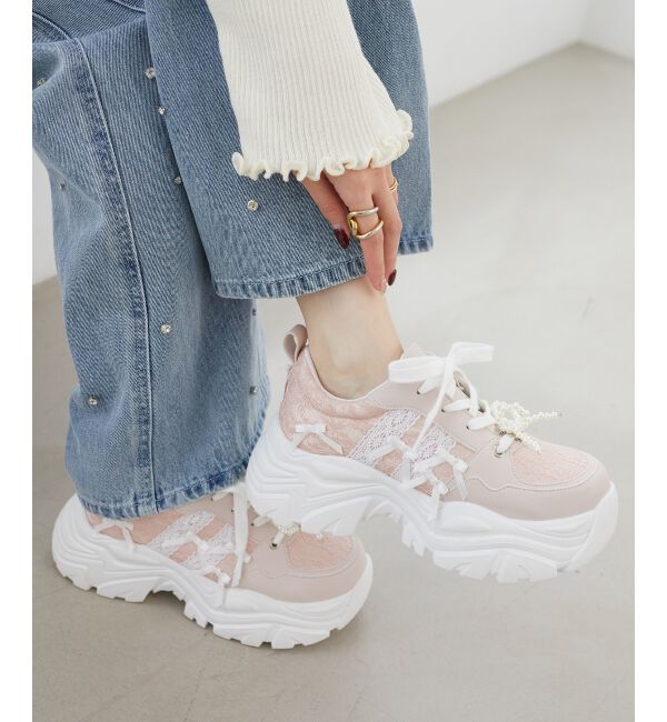 MAJESTICLEGON「2WAYデコリボンスニーカー」|スニーカー|